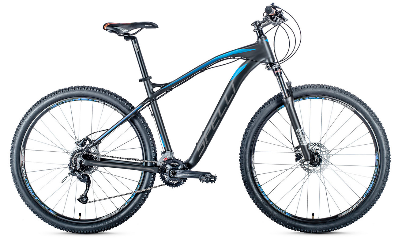Фотографія Велосипед Spelli SX-6100 PRO 27,5" (2020) 2020 Чорно-синій 